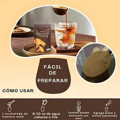 Café Premium con 6 Hongos Adaptogénicos + Ebook “7 Días para Activarte”