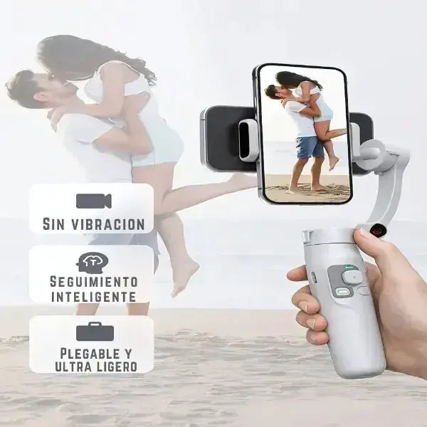 Estabilizador Pro con Seguimiento Inteligente + Diseño Compacto de Alta Gama