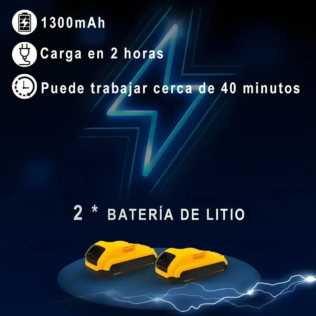 Taladro profesional+motor Alemán + Kit de accesorios+ maletín de alta durabilidad