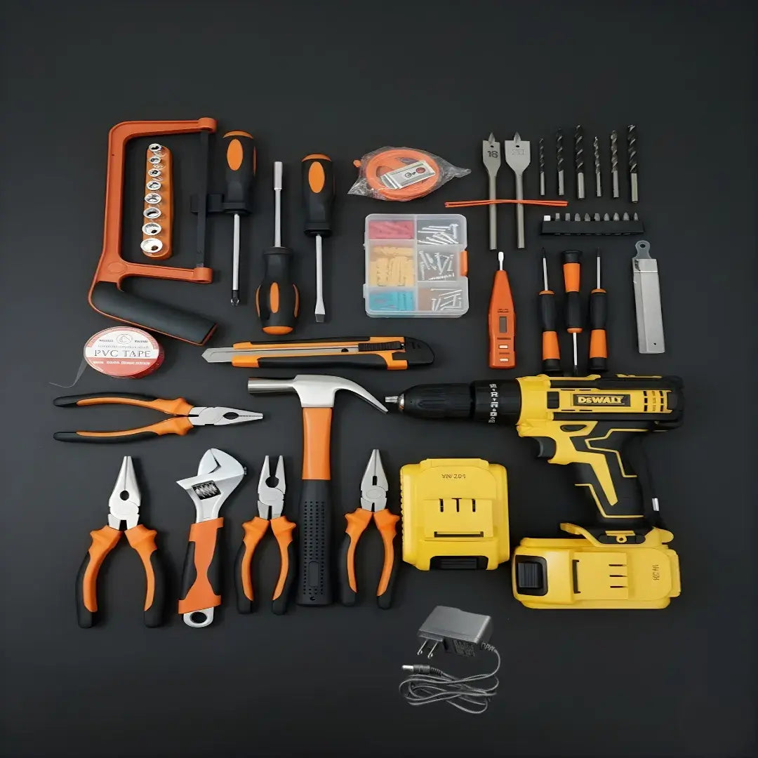 Taladro profesional+motor Alemán + Kit de accesorios+ maletín de alta durabilidad