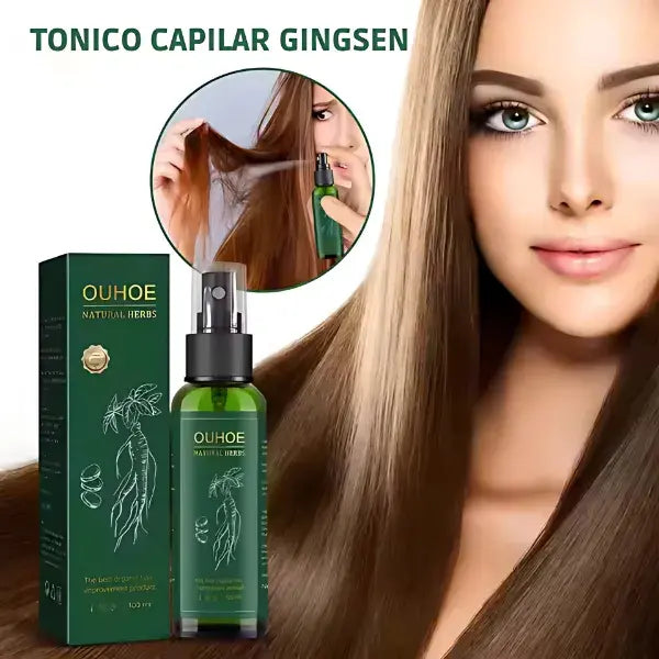 Tónico Capilar Premium OUHOE 60ml -Certificación FDA