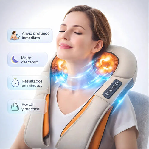 Dispositivo de masaje cervical inteligente + calor infrarrojo + alivio profundo