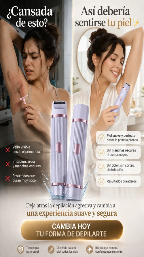 Depiladora 2 en 1 +Accesorios + Resistente al agua+ Smartwatch T500 DE REGALO 🎁