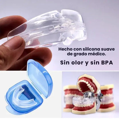 Férula Dental Premium 3 en 1: Anti Ronquidos + Anti Bruxismo + Alineación Dental