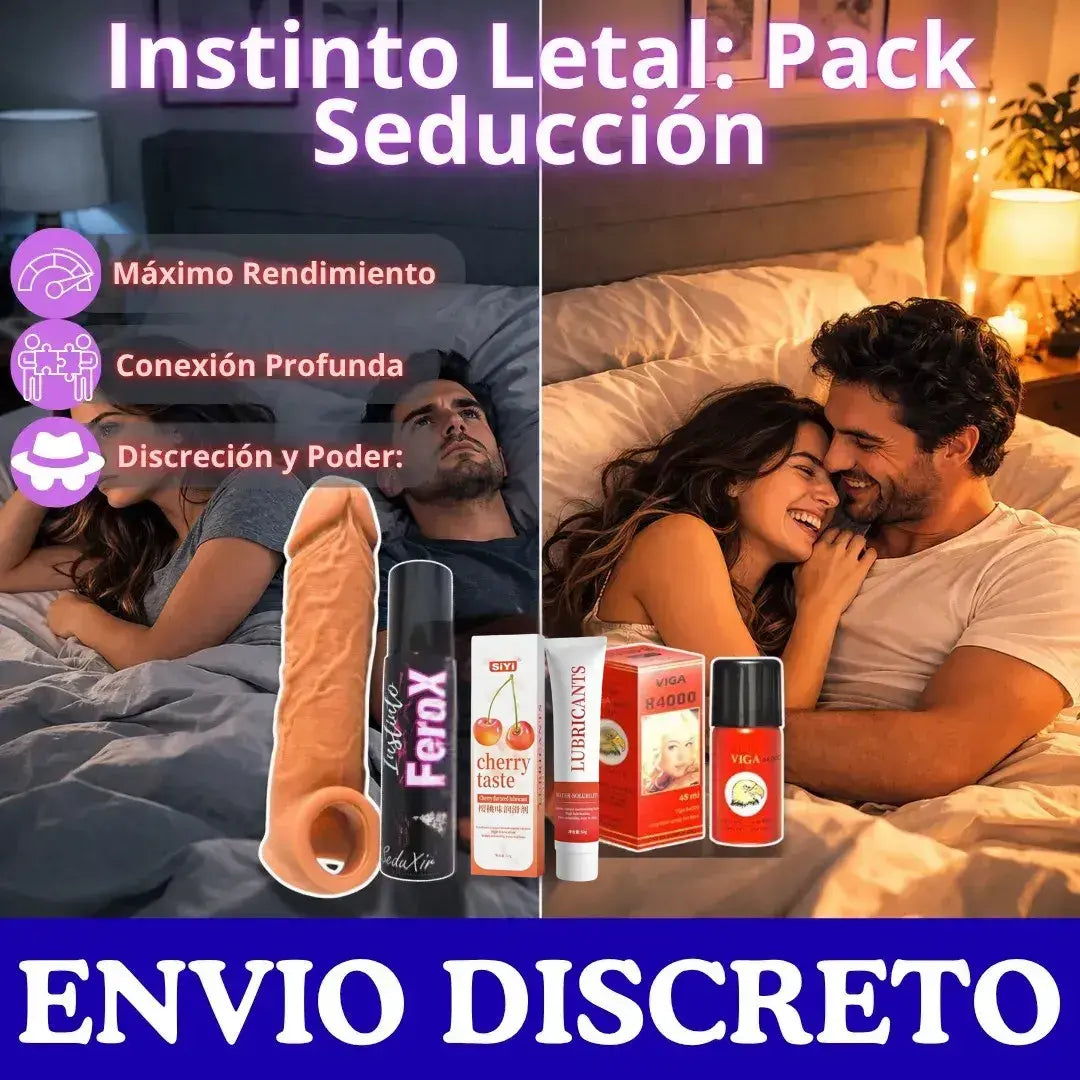 Combo Alpha Master + Extensión Silicona + Viga Spray + Feromonas FeroX + Lubricante