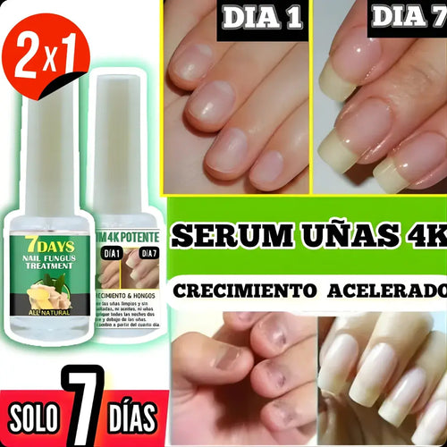 Esmalte 7 Days® Original + tratamiento fortalecedor + efecto brillante –  Promo 2x1