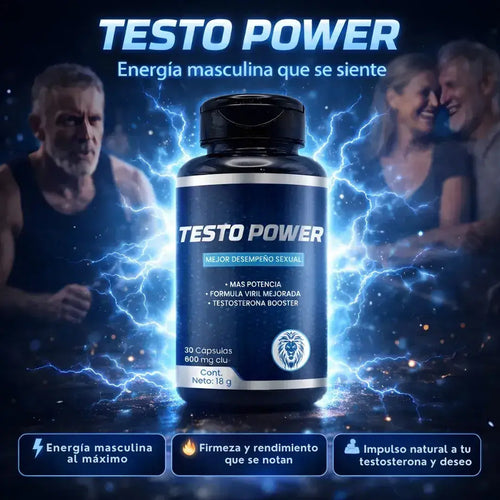 Testo Power – Vitalidad, Energía y Confianza Masculina Natural