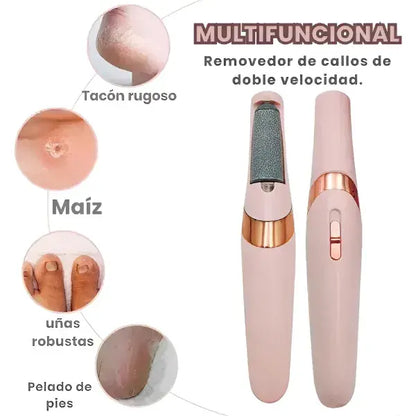 Lijadora de Pies Kanglai – Succión DERMA VAC+ Cabezal Intercambiable +Recarga USB