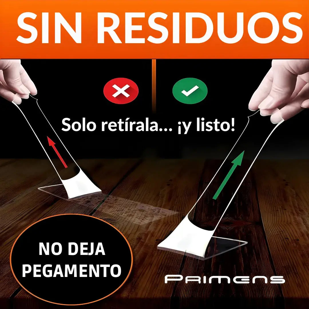 Cinta de Gel UltraGrip™ + adhesión extrema + reutilizable y sin residuos - Promo 3 X 1