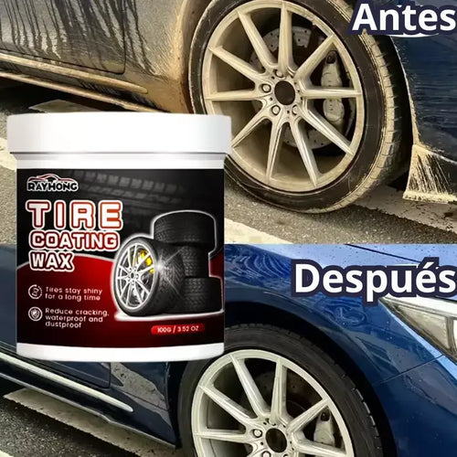 Cera Premium para Neumáticos – Brillo Profesional + Protección UV