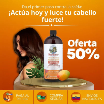 Multivitamínico Capilar Mary Ruth’s – Cabello Fuerte y Saludable