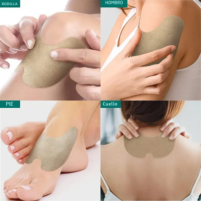 Pack Premium 60 Parches Herbales (6 cajas de 10) para alivio articular y muscular