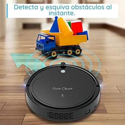 Robot Aspirador 3 en 1 con succión potente + sensores inteligentes + Estació de carga
