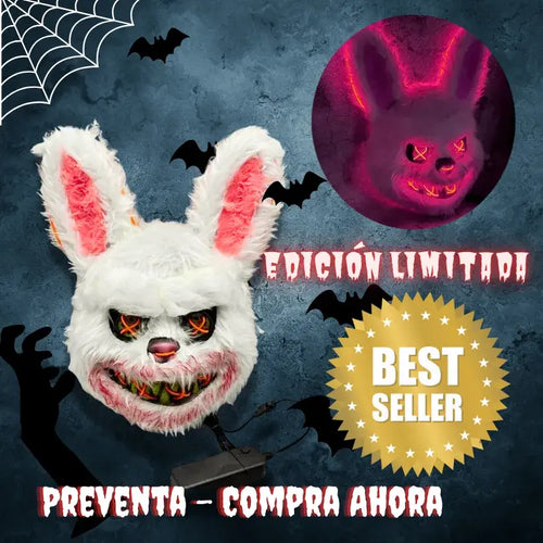 Preventa exclusiva: Máscara de Conejo LED en tendencia + diseño ajustable premium
