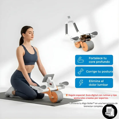 Rodillo Align Roller™ | Corrige tu postura y alivia tensiones + Guía de ejercicios incluida