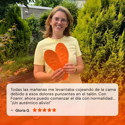 Plantillas terapéuticas FoamFit™ +Tecnología anti-impacto+ frescura antibacteriana