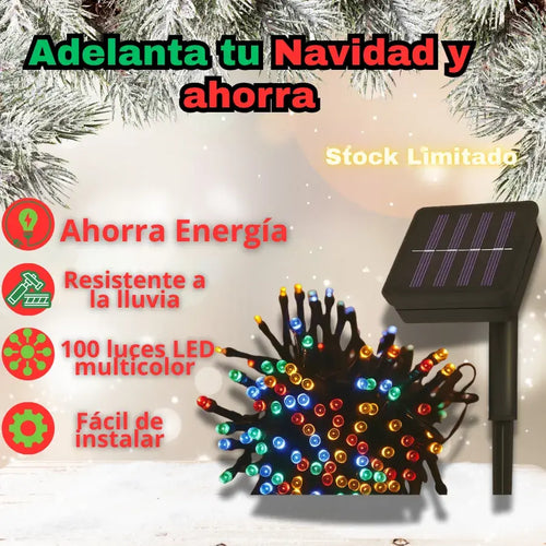 Luces Solares RGB Premium · 12 m + 8 Modos + Resistentes al Agua| Preventa exclusiva