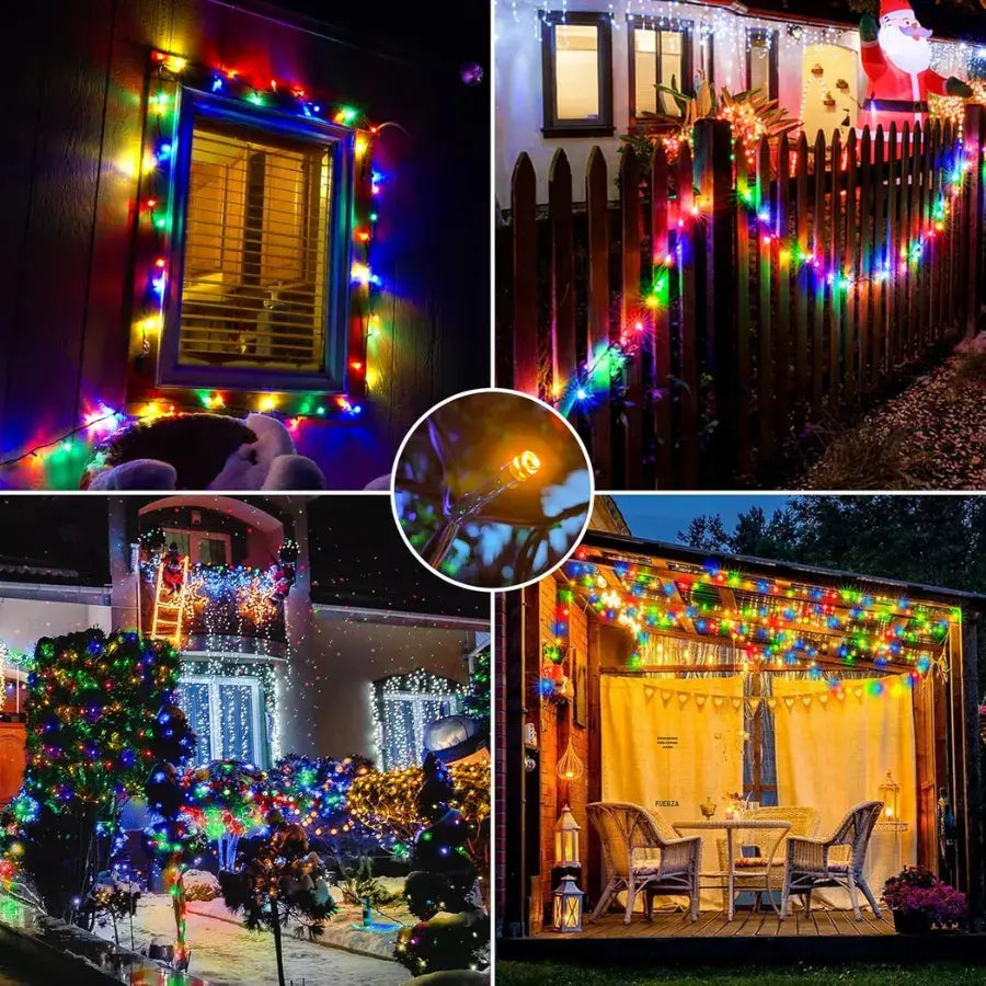 Luces Solares RGB Premium · 12 m + 8 Modos + Resistentes al Agua| Preventa exclusiva