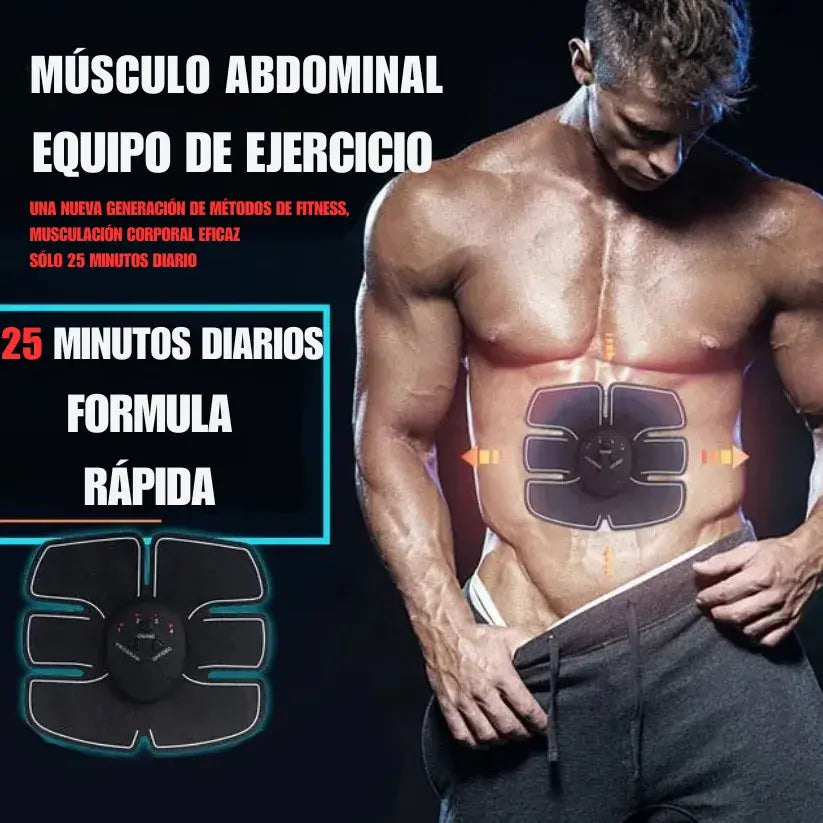 Combo Power Abs Stimulator | Tecnología EMS + 6 modos para tonificar brazos y abdomen