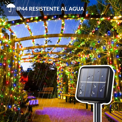 Luces Solares RGB Premium · 12 m + 8 Modos + Resistentes al Agua| Preventa exclusiva