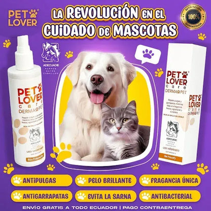 🐶 Spray Premium Antiparasitario + Cuidado Dermatológico + Aroma Natural de Alta Gama