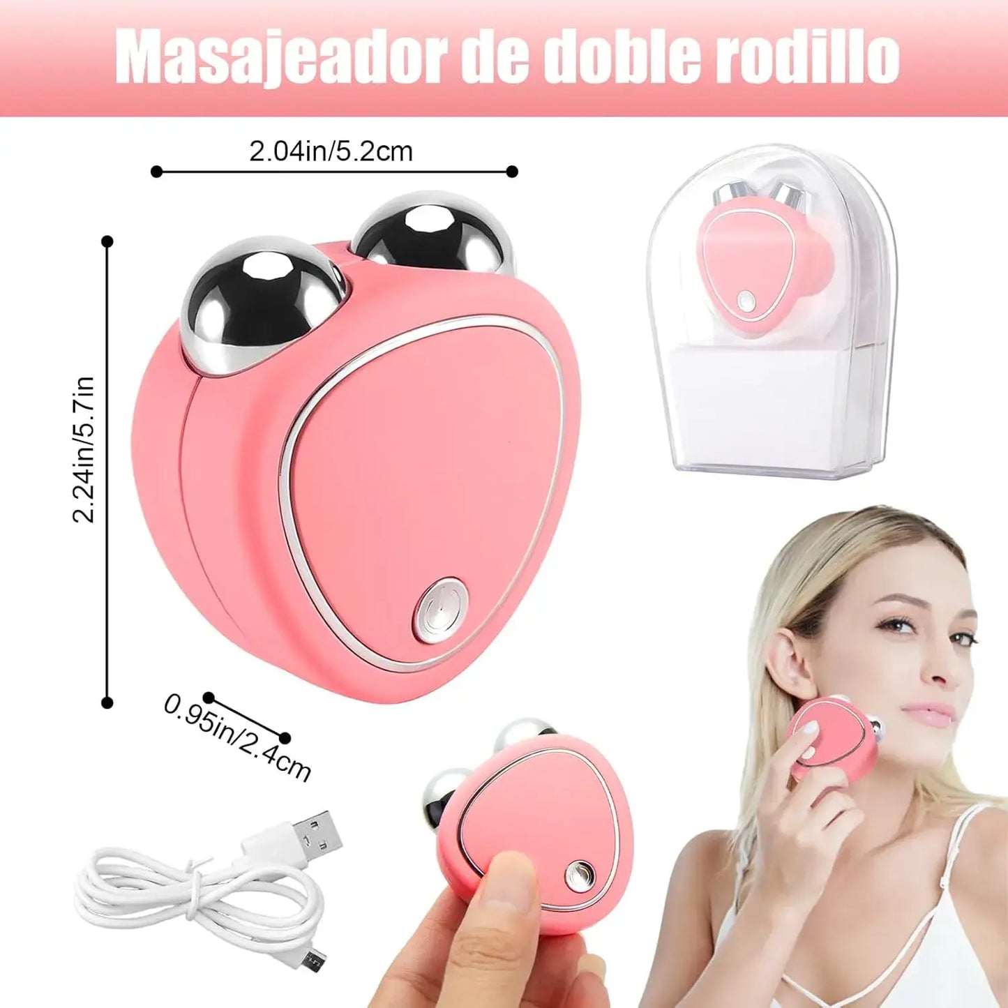 Masajeador Anti-Edad de Bolsillo con Tecnología de Acupresión