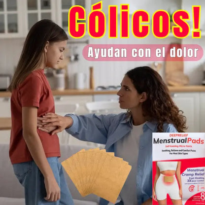MoonRelief™️ 🌙 Parches Térmicos para Cólicos Menstruales | Pack x8| Oferta 2 x 1