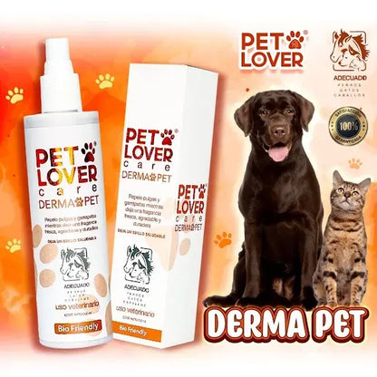 🐶 Spray Premium Antiparasitario + Cuidado Dermatológico + Aroma Natural de Alta Gama