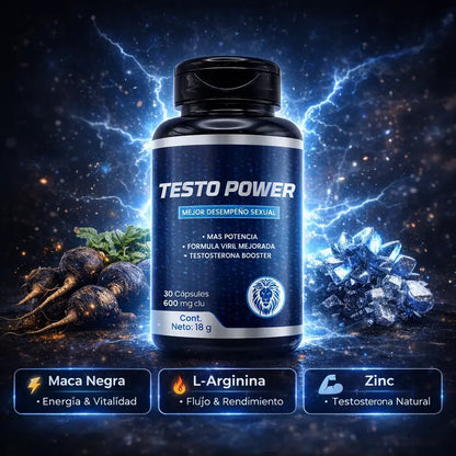 Testo Power – Vitalidad, Energía y Confianza Masculina Natural