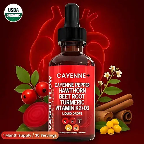 Suplemento Líquido con Pimienta de Cayena – Energía y Soporte Cardiovascular Avanzado