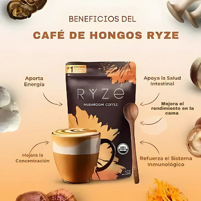 Café Premium con 6 Hongos Adaptogénicos + Ebook “7 Días para Activarte”