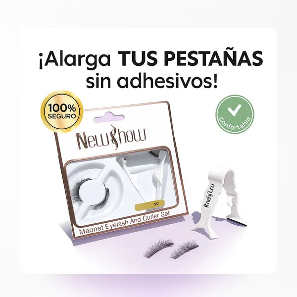 Pestañas Magnéticas presional + Aplicador Ergonómico premium