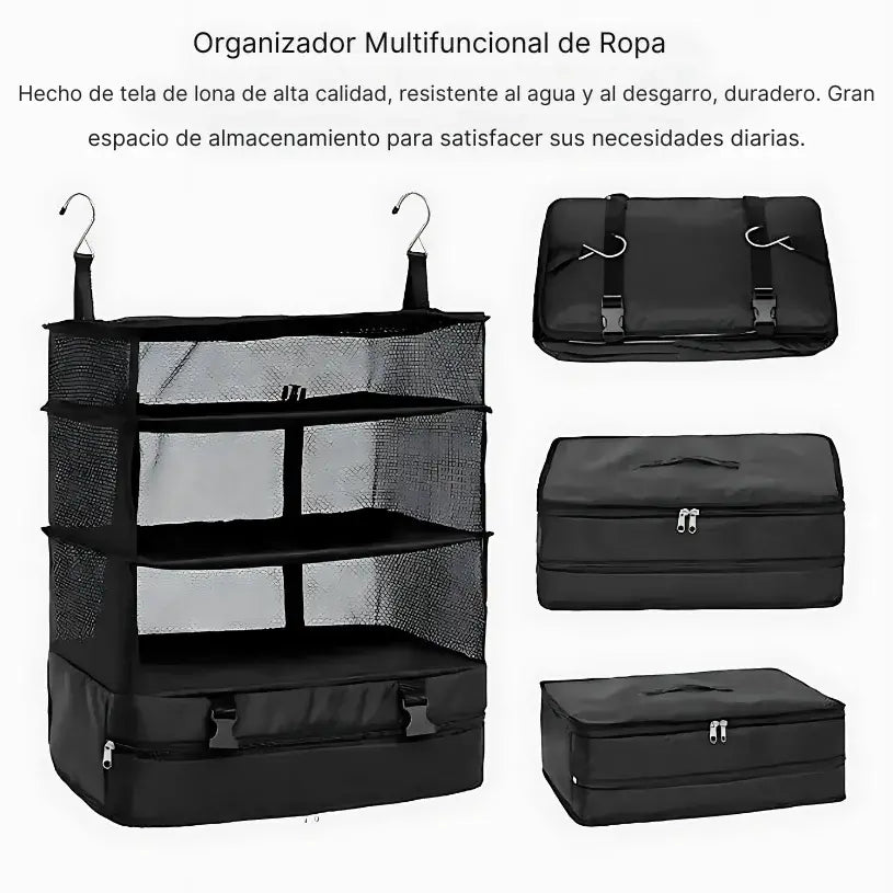 Organizador Inteligente de Alta Gama | Triple Almacenamiento + Compartimento Impermeable