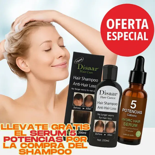 Combo Nutrición Avanzada: Shampoo Herbal Anticaidas+ Sérum Anticaidas