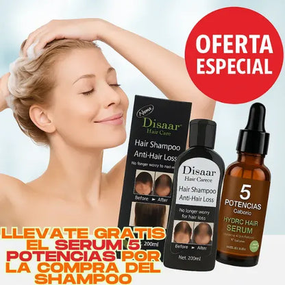 Combo Nutrición Avanzada: Shampoo Herbal Anticaidas+ Sérum Anticaidas