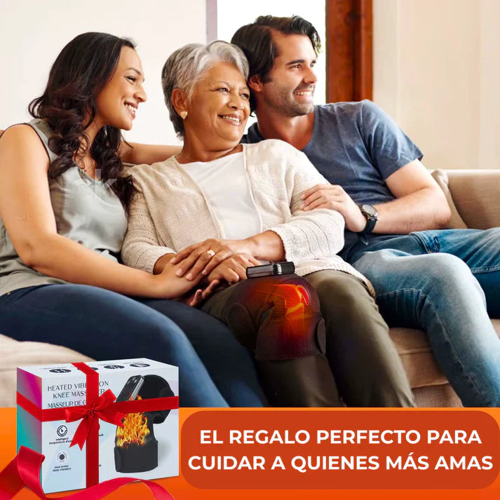 Masajeador Térmico® para Rodillas con Calor Infrarrojo + Masaje 3 Niveles | Alivio Inmediato en Casa