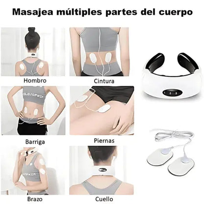 Masajeador Inteligente con Calor +6 Modos +Electrodos