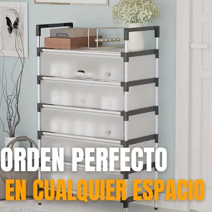 Organizador Premium 6 Niveles | Acero Reforzado + Antipolvo