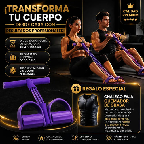 Sitema Fitness Pro -Maximiza tus resultados desde casa + REGALO: Chaleco Faja Neopreno