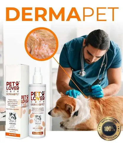 🐶 Spray Premium Antiparasitario + Cuidado Dermatológico + Aroma Natural de Alta Gama