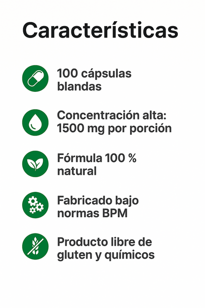 Suplemento Premium para Dolores + Digestión y Respiración + Resultados Rápidos