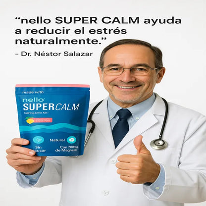 🧘‍♀️ Suplemento original Nello Super Calm – Fórmula Antiestrés de Alto Rendimiento