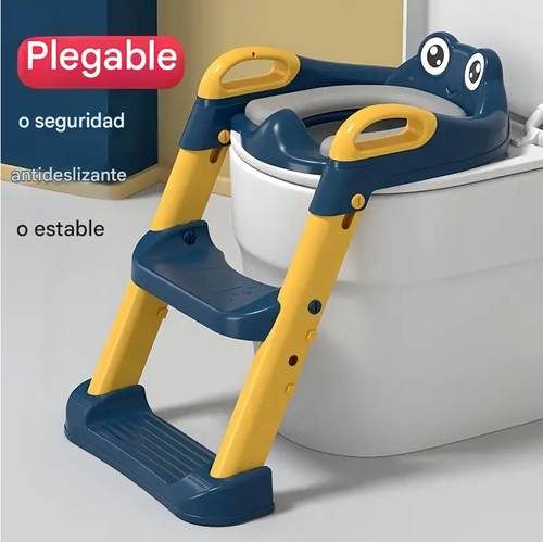 Asiento de Inodoro Premium con Escalera + Kit de instalación